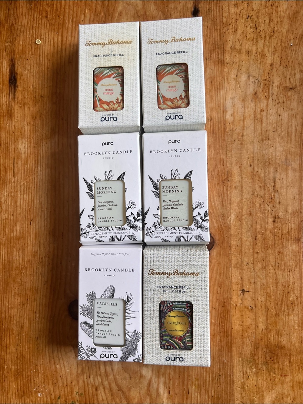 NIB Pura Fragrance Refills Set of 6 NIB